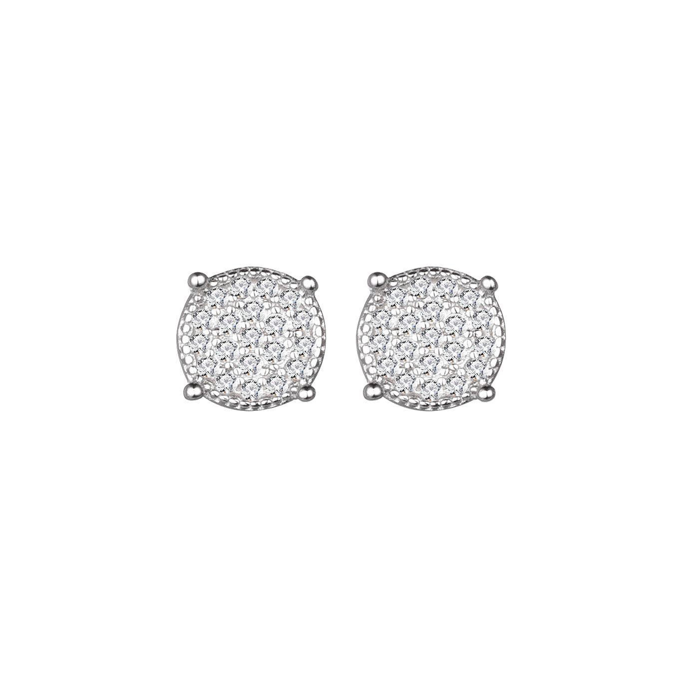 S925 Silver Four-Claw Zircon Stud Earrings Simple Hip-Hop Earrings High-End Niche Exquisite Super Flash Earrings 925 Silver
S925 Silver Four-Claw Zircon Stud Earrings Simple Hip-Hop Earrings High-End Niche Exquisite Super Flash Earrings 925 Silver