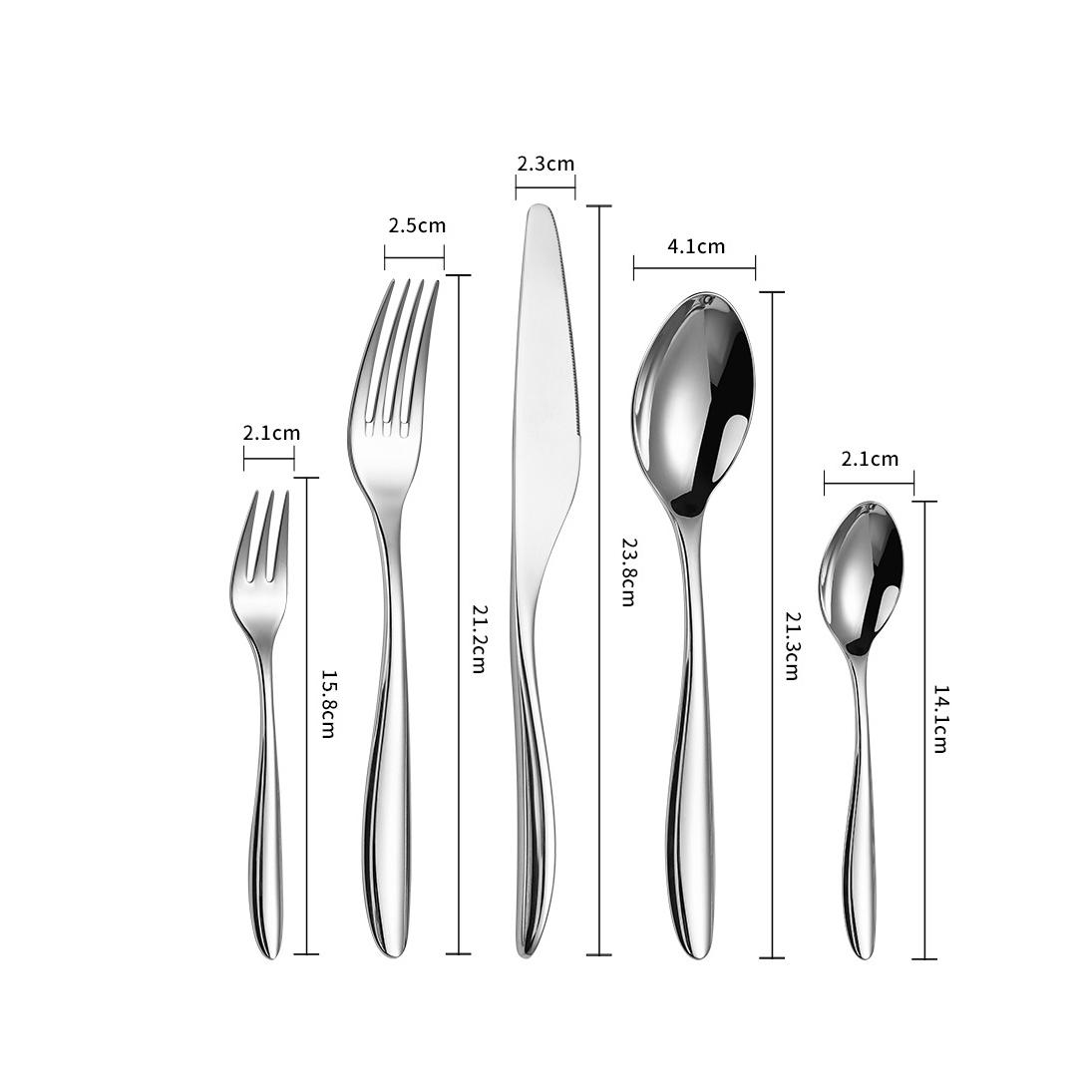 Набор столовых приборов из нержавеющей стали 304, нож и вилка для стейка, кухня ресторана, отеля, дома, коммерческого назначения, высококачественный обеденный гарнитур серебряный
Набор столовых приборов из нержавеющей стали 304, нож и вилка для стейка, кухня ресторана, отеля, дома, коммерческого назначения, высококачественный обеденный гарнитур серебряный