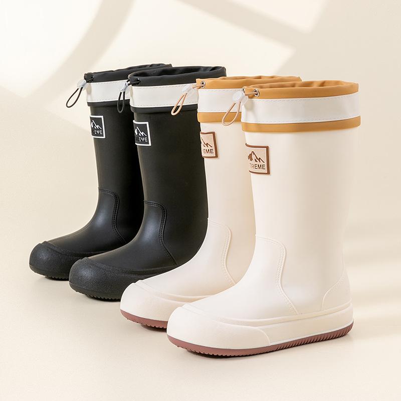 Дощове взуття жіноче модне високі гумові чоботи водонепроникні та нековзкі гумові чоботи дощові робочі водонепроникні взуття для вулиці взуття для води 40
Дощове взуття жіноче модне високі гумові чоботи водонепроникні та нековзкі гумові чоботи дощові робочі водонепроникні взуття для вулиці взуття для води 40