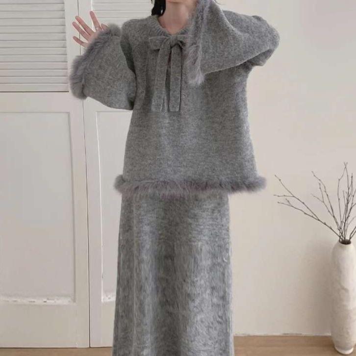 Autumn/Winter 2025 Cozy Knit Set: Relaxed Sweater and Skirt Combo, Trendy Two-Piece Ensemble. XL
Autumn/Winter 2025 Cozy Knit Set: Relaxed Sweater and Skirt Combo, Trendy Two-Piece Ensemble. XL