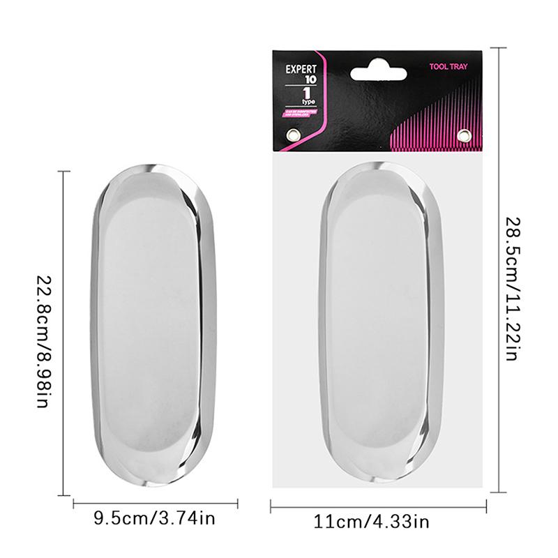 1pcs Stainless Steel Nail Art Equipment Plate Tray Cosmetic Storage Tray False Nails Dish Supplies Tools
1pcs Stainless Steel Nail Art Equipment Plate Tray Cosmetic Storage Tray False Nails Dish Supplies Tools