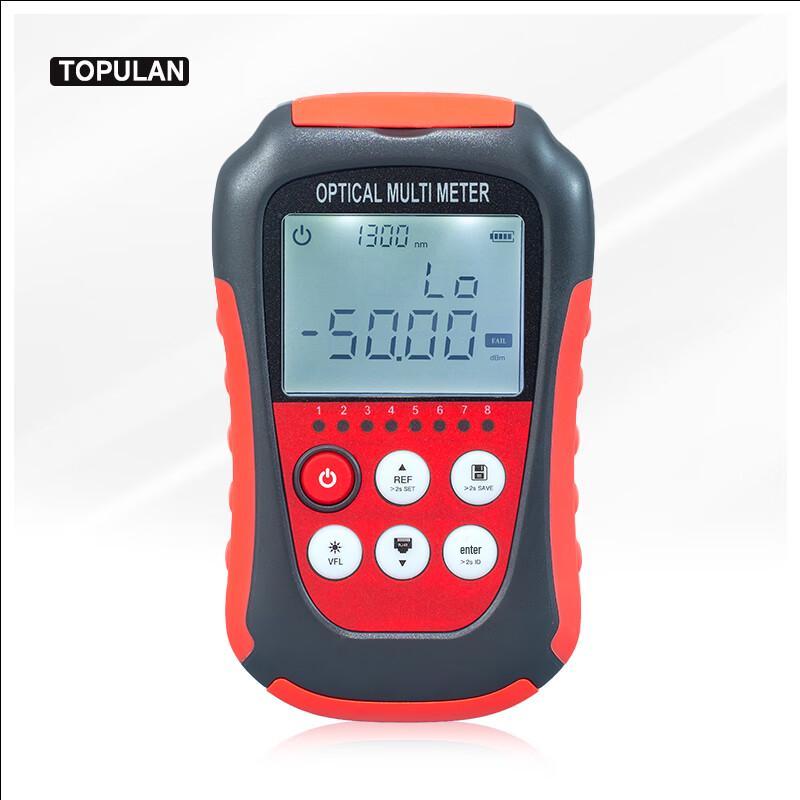 TOPULAN Fiber Optic Power Meter with VFL and Network Tester -50~+30dBm
TOPULAN Fiber Optic Power Meter with VFL and Network Tester -50~+30dBm