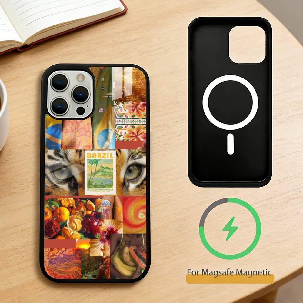 Brazil Brasil Summer Phone Case For iPhone 17,16,15,14,13,Pro,Max,Plus,Magnetic For Magsafe Wireless Charging iPhone11
Brazil Brasil Summer Phone Case For iPhone 17,16,15,14,13,Pro,Max,Plus,Magnetic For Magsafe Wireless Charging iPhone11