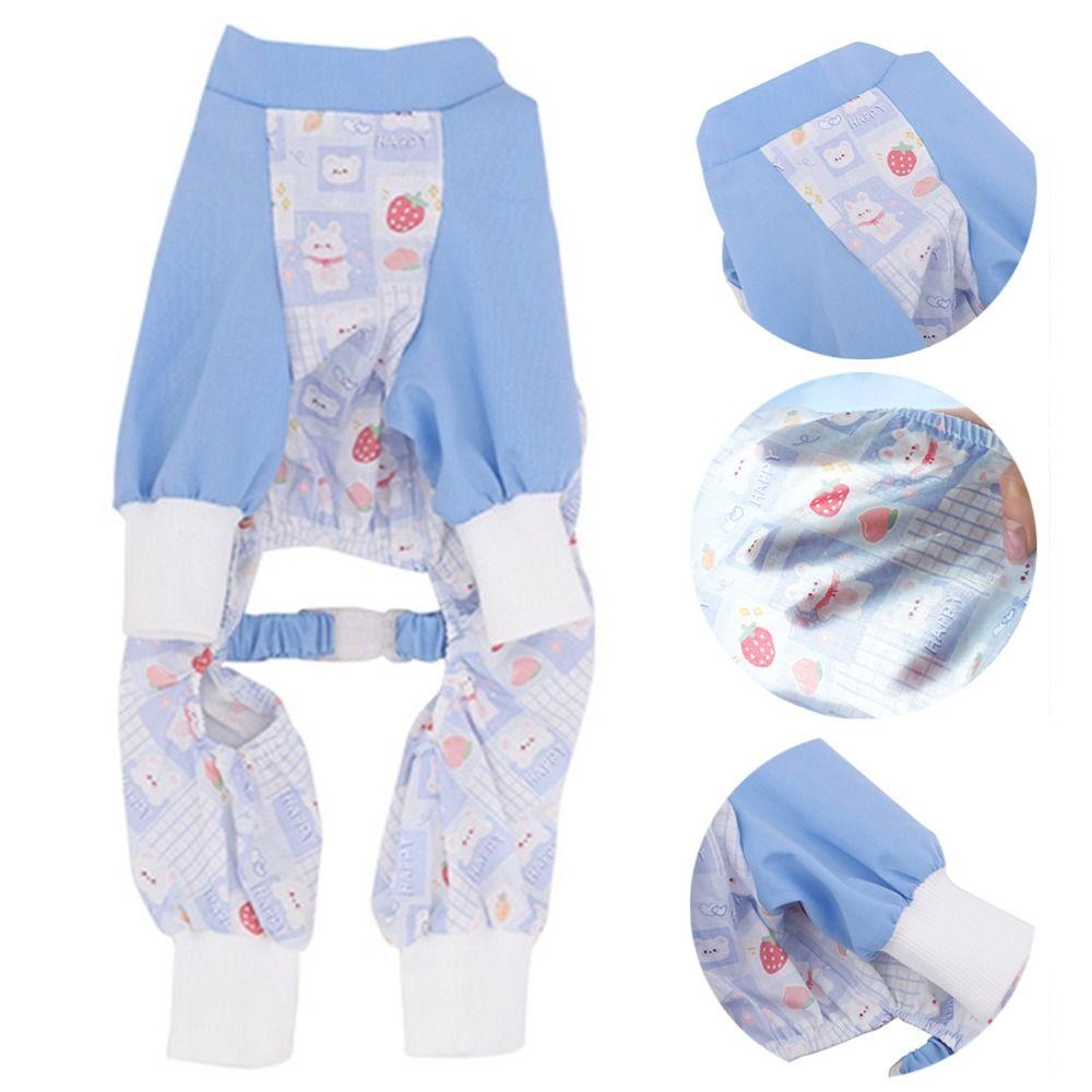 Cute Waterproof Dog Jumpsuit Breathable Belly-Covering Pet Outfit Full Coverage Dog Boots Outdoor S-Blue-Cotton Style
Cute Waterproof Dog Jumpsuit Breathable Belly-Covering Pet Outfit Full Coverage Dog Boots Outdoor S-Blue-Cotton Style