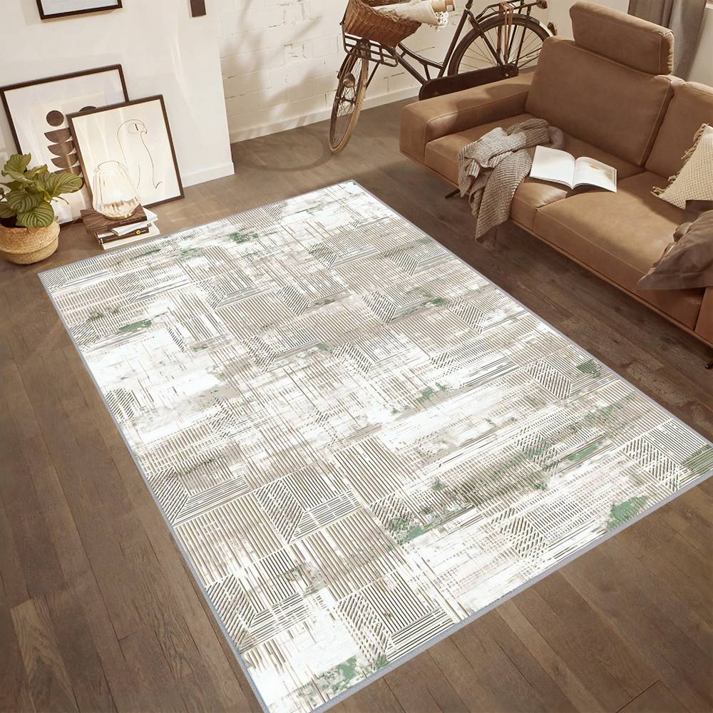 Домашний моющийся ковер с принтом Eliana LNA0541 50x80 бежевый 
Домашний моющийся ковер с принтом Eliana LNA0541 50x80 бежевый