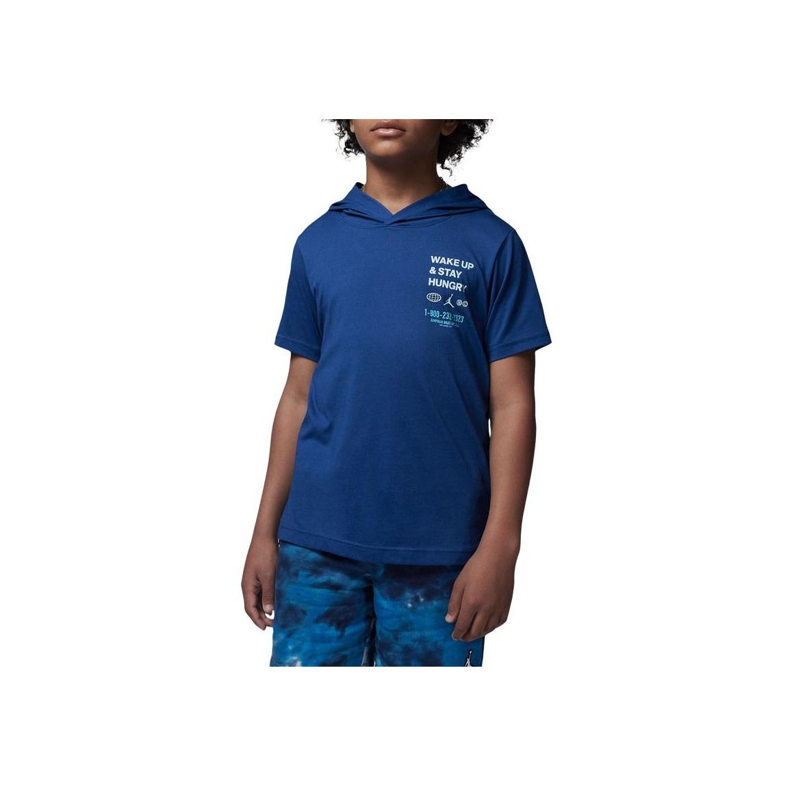 Jordan Logo Short Sleeve Hoodie Kids Tops Blue FB0844-486 L
Jordan Logo Short Sleeve Hoodie Kids Tops Blue FB0844-486 L