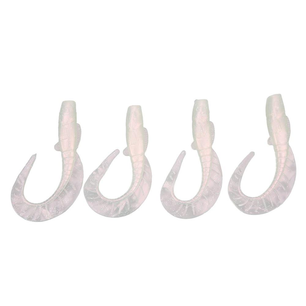 4PCS Fan-Shaped Fishing Lure PVC Bass Lure Durable Fishing Bait Sea Bass Fishing білий
4PCS Fan-Shaped Fishing Lure PVC Bass Lure Durable Fishing Bait Sea Bass Fishing білий