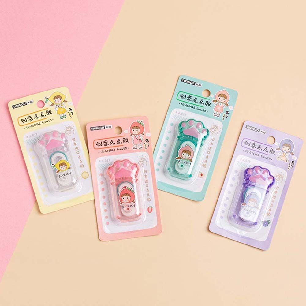 Tape DIY Craft Runner Roller Tape Double Sided Adhesive Paper Tape Pointing Glue Stick Cat Claw random 1pc
Tape DIY Craft Runner Roller Tape Double Sided Adhesive Paper Tape Pointing Glue Stick Cat Claw random 1pc