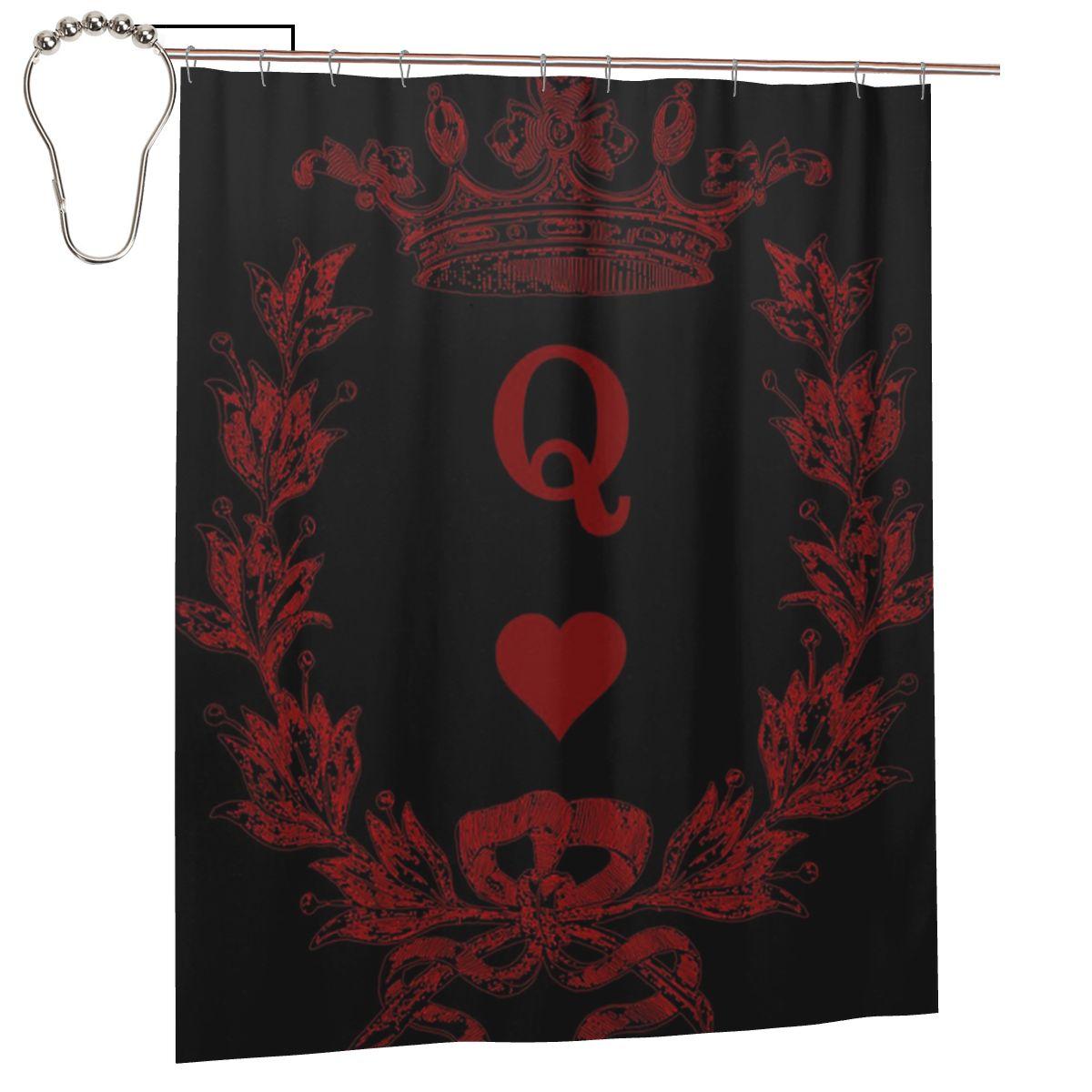 Queen Of Hearts Shower Curtain Bathroom Polyester Waterproof Bath Curtains With Hooks W60H190(CM)-1 Pcs
Queen Of Hearts Shower Curtain Bathroom Polyester Waterproof Bath Curtains With Hooks W60H190(CM)-1 Pcs