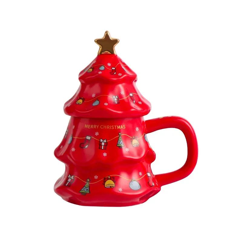 Christmas Tree Ceramic Cup with Lid Large Capacity Couple Water Cup Coffee Cups Afternoon Tea Cups Milk Mugs Christmas Gifts 450ml красный
Christmas Tree Ceramic Cup with Lid Large Capacity Couple Water Cup Coffee Cups Afternoon Tea Cups Milk Mugs Christmas Gifts 450ml красный