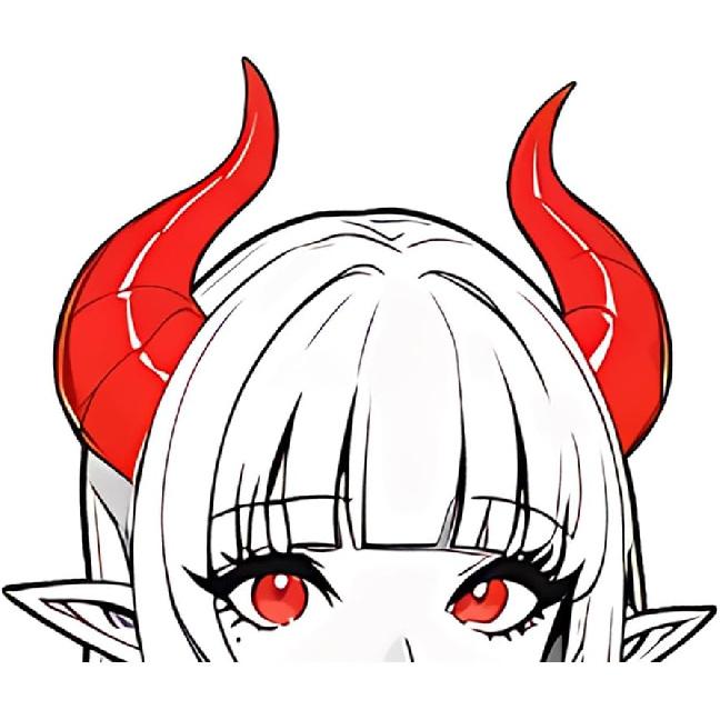 5.1 Red Horns Devil Girl Stickers Anime Auto Accessories for JDM Van Guitar Wall Decoration Sunscreen (B) B
5.1 Red Horns Devil Girl Stickers Anime Auto Accessories for JDM Van Guitar Wall Decoration Sunscreen (B) B