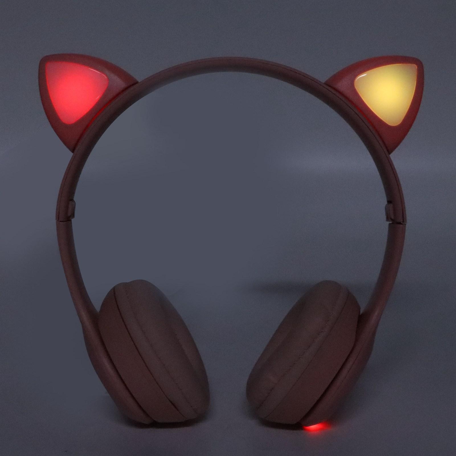 Hdset Support Memory Card Foldable Cute Cat r Wireless Hdphone with LED Light for Kids Phone Laptop
Hdset Support Memory Card Foldable Cute Cat r Wireless Hdphone with LED Light for Kids Phone Laptop