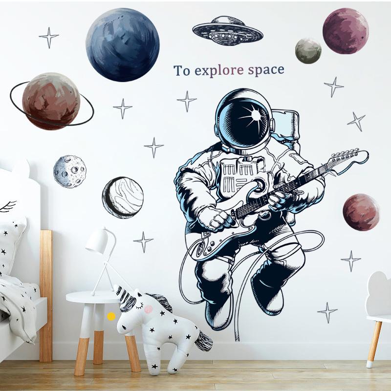 Astronaut Wall Stickers For Kids Room Nursery Kindergarten Decor Art Remvable Pvc Tile Decals
Astronaut Wall Stickers For Kids Room Nursery Kindergarten Decor Art Remvable Pvc Tile Decals