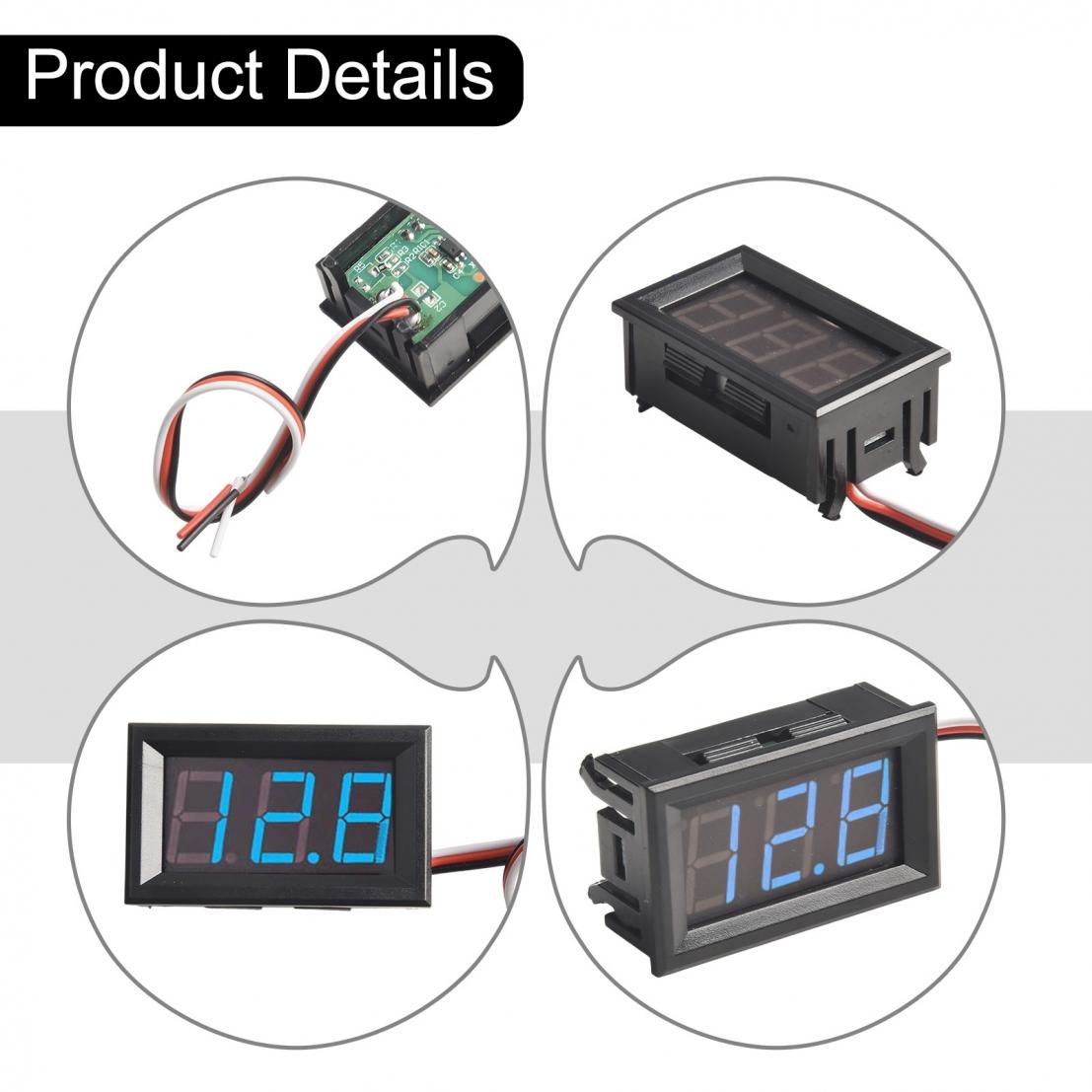 48 X 29 X 22 Мм Таблиця Напруги Синій DC0.00V-30.0V Зелений Світлодіодний Цифровий Індикатор Новий червоний
48 X 29 X 22 Мм Таблиця Напруги Синій DC0.00V-30.0V Зелений Світлодіодний Цифровий Індикатор Новий червоний