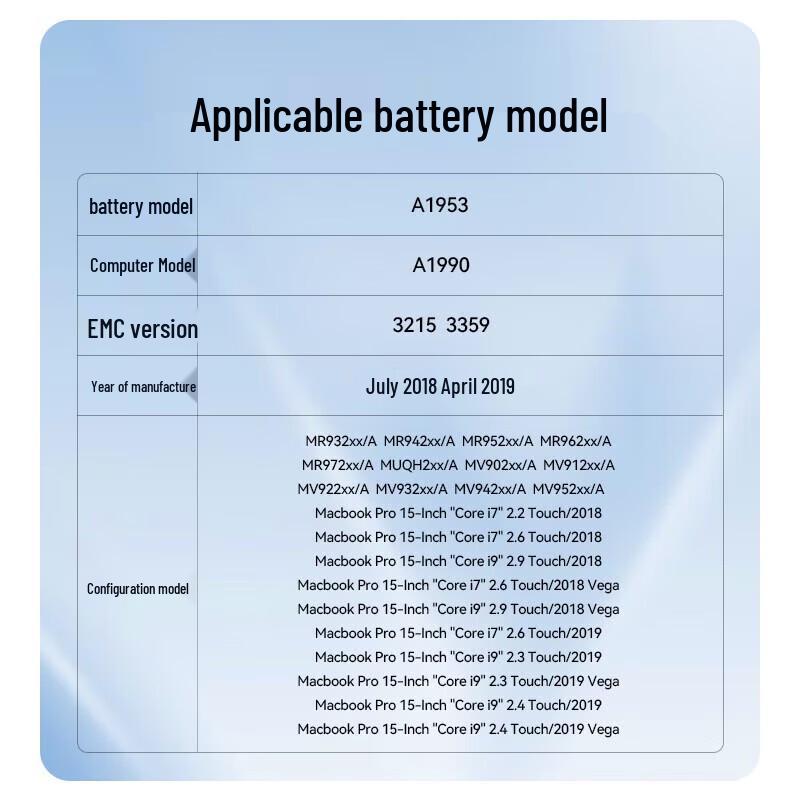 llano Replacement Battery for MacBook Pro & Air Models
llano Replacement Battery for MacBook Pro & Air Models