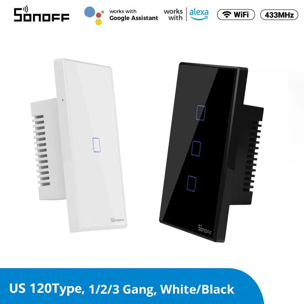 SONOFF TX США Умный настенный выключатель Wi-Fi Выключатель света 120 Тип 1/2/3 Gang Приложение eWeLink / 433 RF / Сенсорное / Голосовое управление Интеллектуальный таймер
SONOFF TX США Умный настенный выключатель Wi-Fi Выключатель света 120 Тип 1/2/3 Gang Приложение eWeLink / 433 RF / Сенсорное / Голосовое управление Интеллектуальный таймер