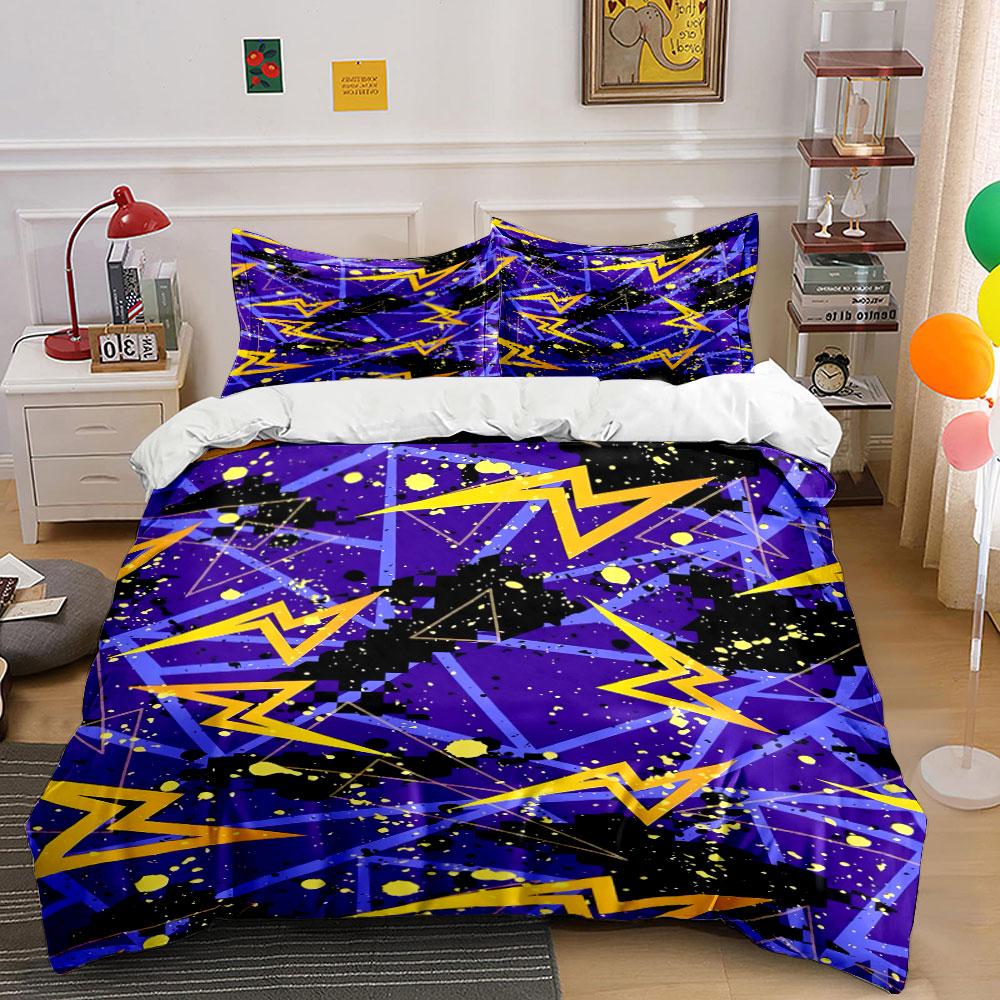 Yellow lightning bolt pattern Bedding sets Duvet cover sets Duvet covers Pillowcases(1 * Duvet Cover 2 * Pillowcases, without duvet insert) 135x200cm
Yellow lightning bolt pattern Bedding sets Duvet cover sets Duvet covers Pillowcases(1 * Duvet Cover 2 * Pillowcases, without duvet insert) 135x200cm