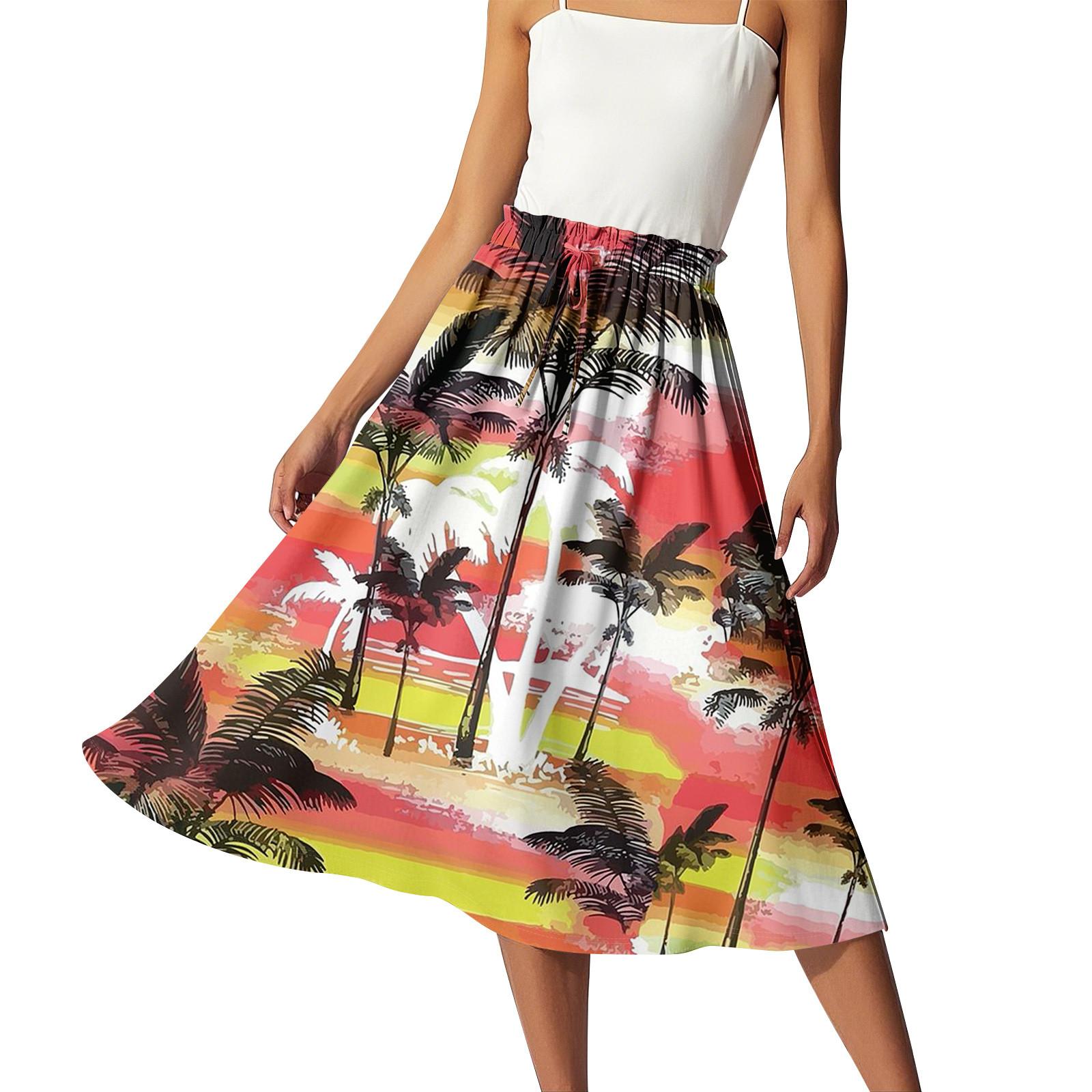 Women s Casual High Waist Drawstring A-line Skirt Printing Skirt XL
Women s Casual High Waist Drawstring A-line Skirt Printing Skirt XL