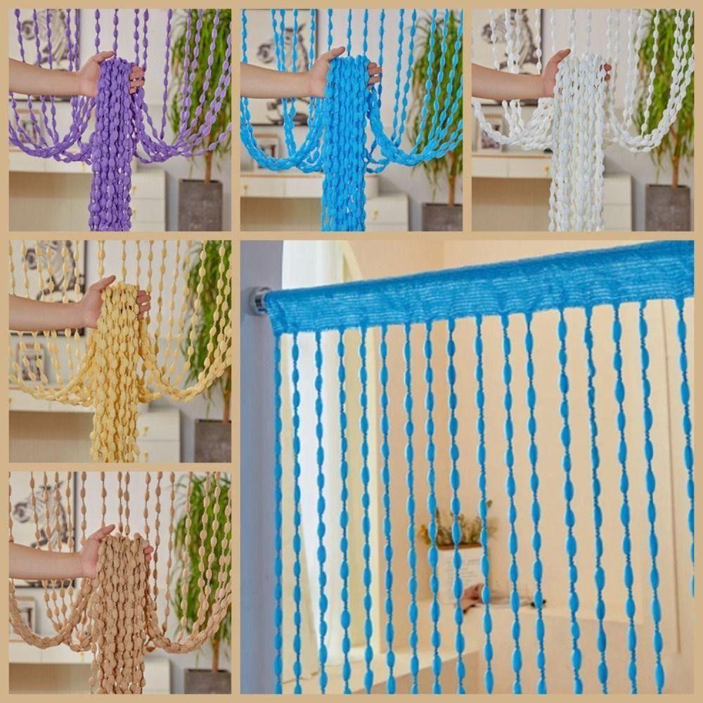 Solid Color Beaded String Curtain 100x200cm Window Wall Panel New Room Divider Tassel Wedding шампанського
Solid Color Beaded String Curtain 100x200cm Window Wall Panel New Room Divider Tassel Wedding шампанського