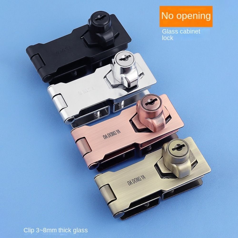 Single/Double Door Glass Door Lock Security Lockset New Cabinet Display Lock Cabinet Silver Single Door
Single/Double Door Glass Door Lock Security Lockset New Cabinet Display Lock Cabinet Silver Single Door