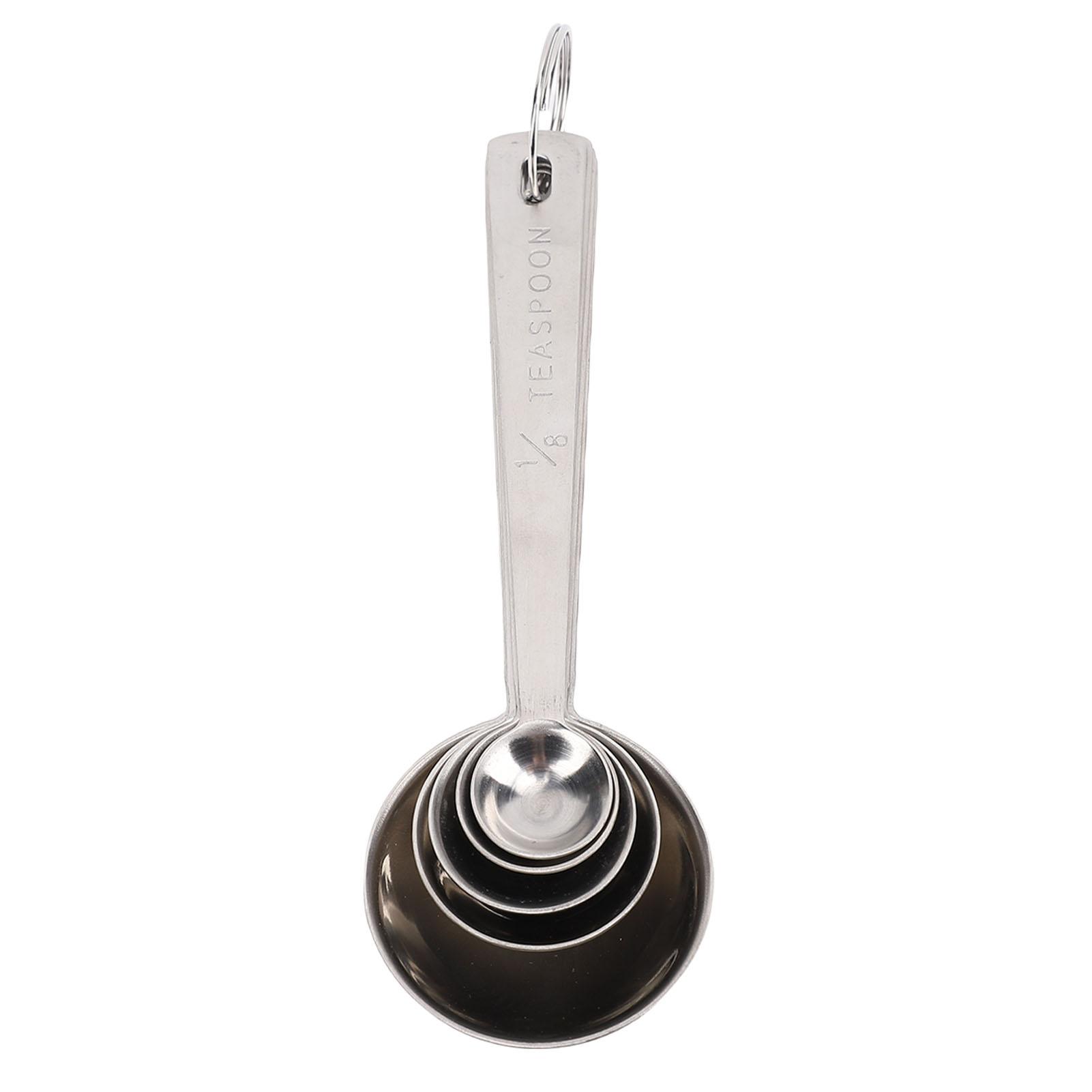 5Pcs Measuring Spoons Set Accurate Scale Multifuncitonal Stainless Steel Tablespoon and Teaspoon for Measure Liquid and Dry Ingredients
5Pcs Measuring Spoons Set Accurate Scale Multifuncitonal Stainless Steel Tablespoon and Teaspoon for Measure Liquid and Dry Ingredients