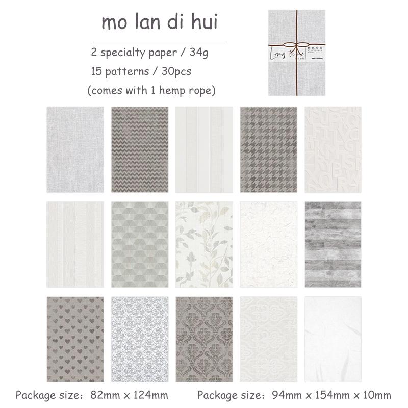 JIANWU 30 Sheets Narrative Daily Life Series Vintage Special Paper Tearable Material Paper Creative DIY Collage Decor Stationery
JIANWU 30 Sheets Narrative Daily Life Series Vintage Special Paper Tearable Material Paper Creative DIY Collage Decor Stationery