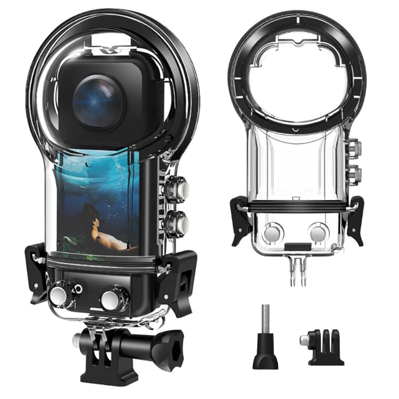 Waterproof Case for Insta360 Diving Waterproof Depth Underwater Pressure Drop Easy Diving Protective For Rafting X5, Case, 50M, Photography, чорний
Waterproof Case for Insta360 Diving Waterproof Depth Underwater Pressure Drop Easy Diving Protective For Rafting X5, Case, 50M, Photography, чорний