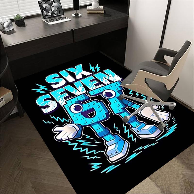 1PC Six Seven Non-Slip Floor Carpet Compatible for Office&Living Room&Bedroom&Dining room - Flat - Weave Machine-S0390 60cm by 90cm
1PC Six Seven Non-Slip Floor Carpet Compatible for Office&Living Room&Bedroom&Dining room - Flat - Weave Machine-S0390 60cm by 90cm