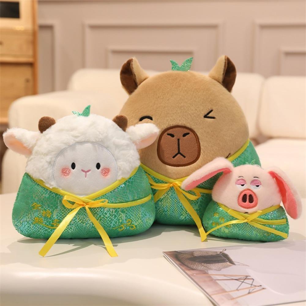 Capybara Zongzi Cotton Doll Pig Zongzi Stuffed Doll Kawaii Zongzi Plush Toy Dragon Boat Festival 15cm-sheep
Capybara Zongzi Cotton Doll Pig Zongzi Stuffed Doll Kawaii Zongzi Plush Toy Dragon Boat Festival 15cm-sheep