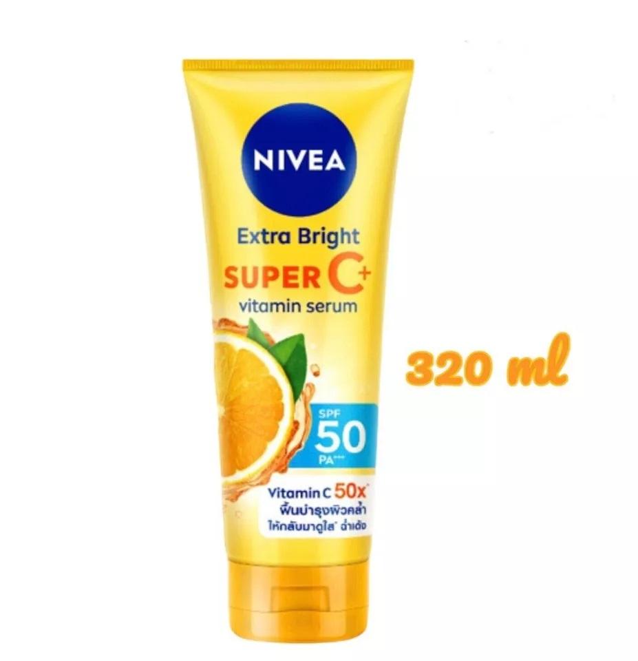 320 мл ВЕЛИКА Nivea Extra Bright Super C Plus Vitamin Serum SPF 50 PA+++ 320ml жовтий
320 мл ВЕЛИКА Nivea Extra Bright Super C Plus Vitamin Serum SPF 50 PA+++ 320ml жовтий