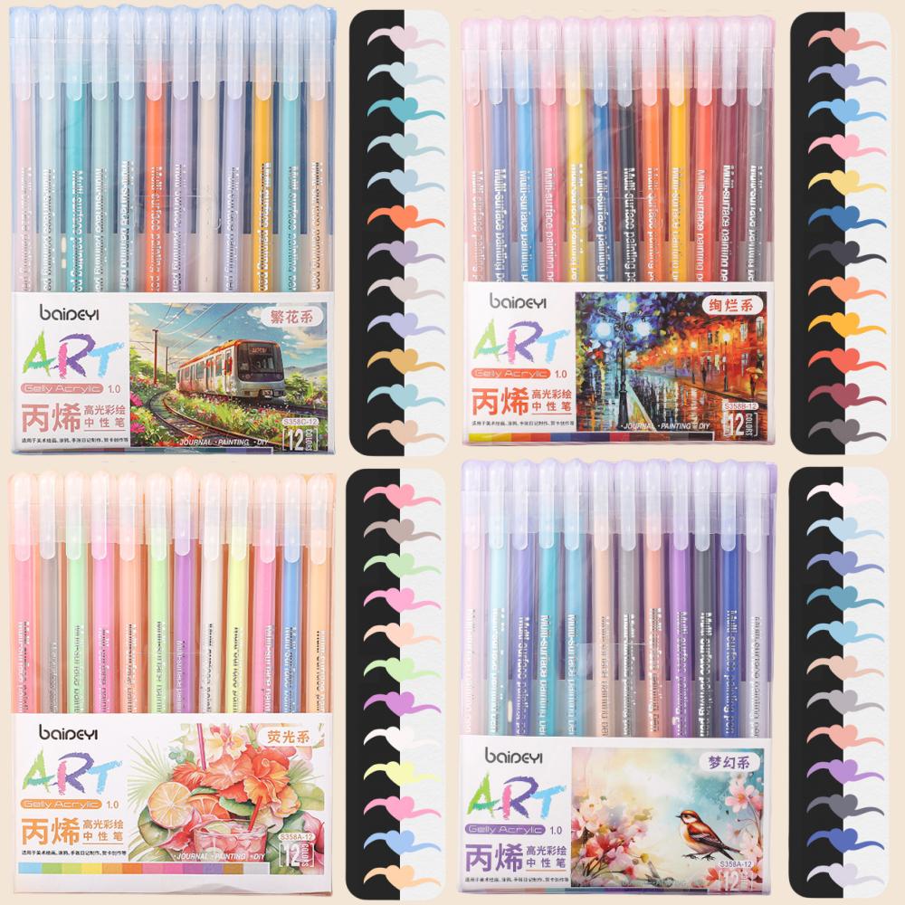 48 Colors Acrylic Highlight Gel Pen Set 1.0mm Tip for Student Hand Book Journaling Drawing Doodling Gel Pens Stationery Supplies
48 Colors Acrylic Highlight Gel Pen Set 1.0mm Tip for Student Hand Book Journaling Drawing Doodling Gel Pens Stationery Supplies