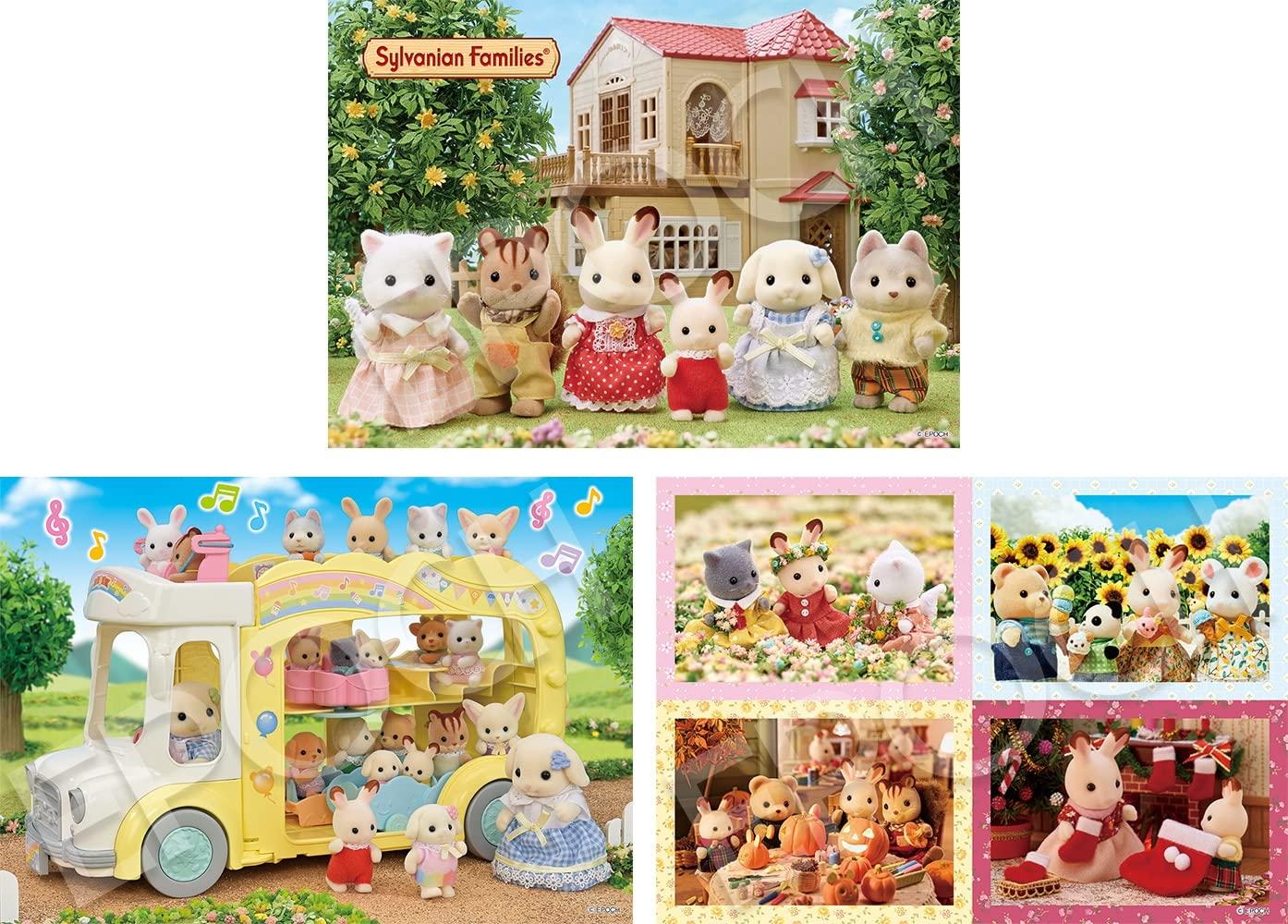 Головоломка EPOCH Sylvanian Families x 3 типи пазлів із зразком аркуша та направляючою рамкою для дітей віком від 3 років Іграшка EPOCH 42/56/63 Дитяча (18.2
Головоломка EPOCH Sylvanian Families x 3 типи пазлів із зразком аркуша та направляючою рамкою для дітей віком від 3 років Іграшка EPOCH 42/56/63 Дитяча (18.2