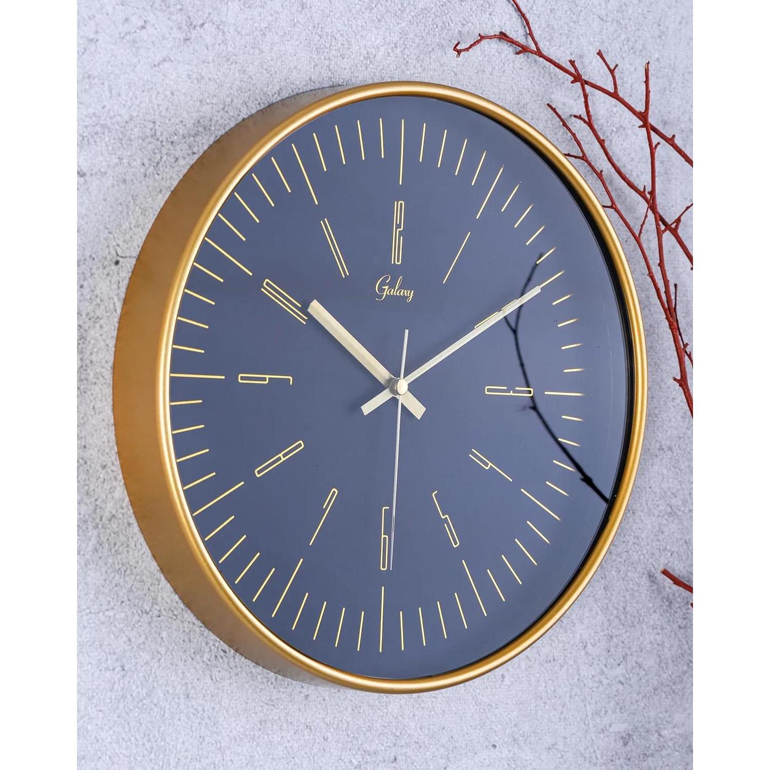 Muyika Real Glass 30cm Silent Mechanism Wall Clock, Gold Color, Real Glass Wall Clock, 30 CM, Modern Wall Clock 30 x 30 cm темно-синього кольору
Muyika Real Glass 30cm Silent Mechanism Wall Clock, Gold Color, Real Glass Wall Clock, 30 CM, Modern Wall Clock 30 x 30 cm темно-синього кольору