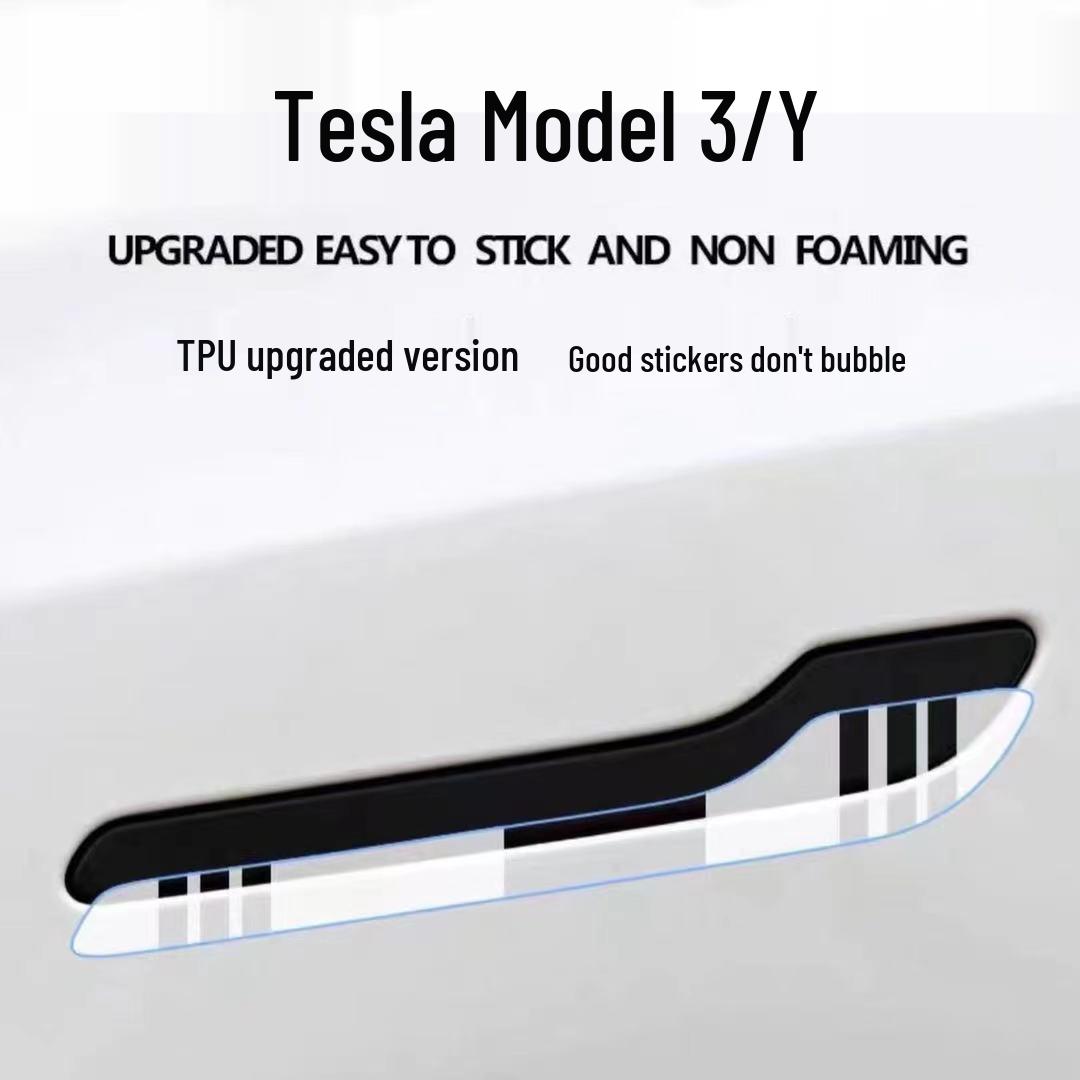 Suitable for Tesla Model Y/Model 3 Door Handle and Bowl Protective Film Transparent
Suitable for Tesla Model Y/Model 3 Door Handle and Bowl Protective Film Transparent
