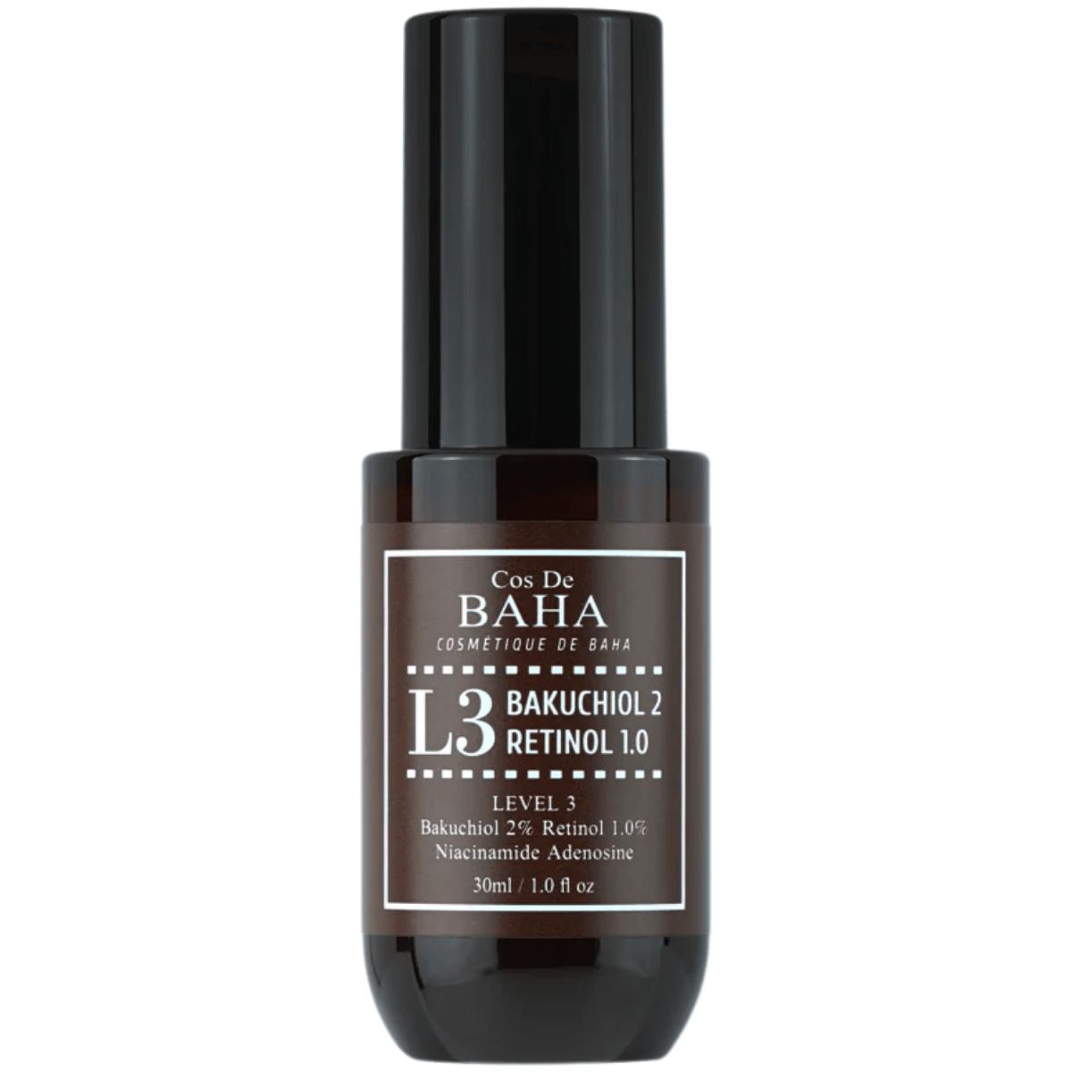 COS DE BAHA - L3 Bakuchiol 2% Retinol 1% Serum, 30ml serum przeciwzmarszczkowe
COS DE BAHA - L3 Bakuchiol 2% Retinol 1% Serum, 30ml serum przeciwzmarszczkowe