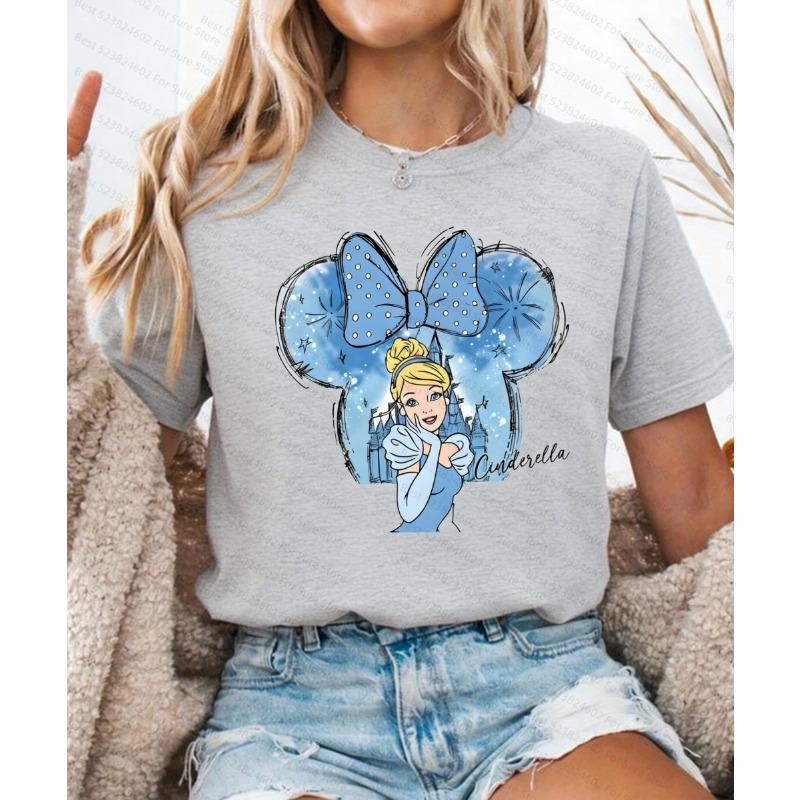 Дитячі футболки з принтом мультфільму «Попелюшка» Disney, короткий рукав, дитячий милий стиль, підходять для повсякденного носіння жінок M
Дитячі футболки з принтом мультфільму «Попелюшка» Disney, короткий рукав, дитячий милий стиль, підходять для повсякденного носіння жінок M