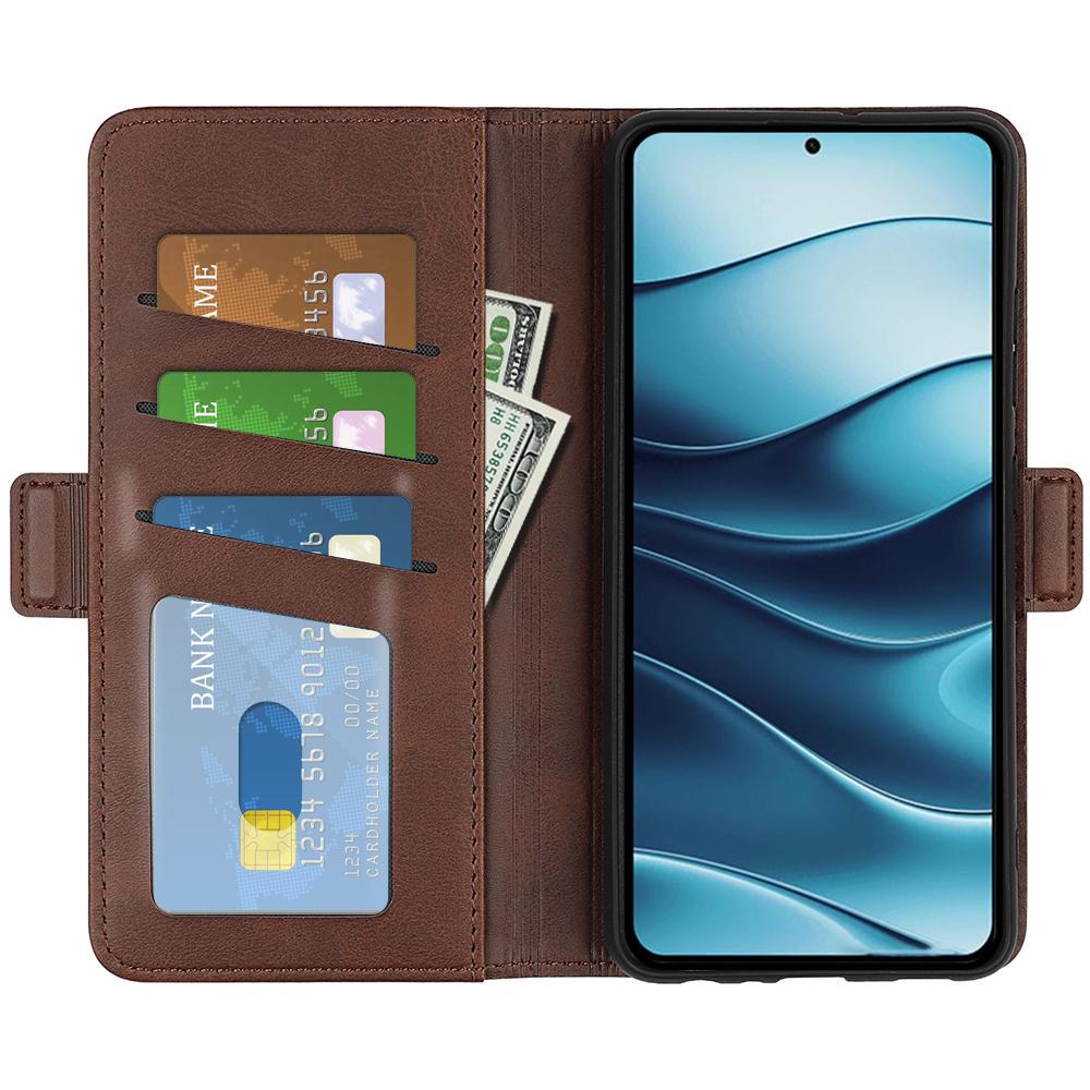 For Xiaomi Redmi Note 14 5G Stand Case Calf Texture Leather Wallet Phone Cover Brown
For Xiaomi Redmi Note 14 5G Stand Case Calf Texture Leather Wallet Phone Cover Brown