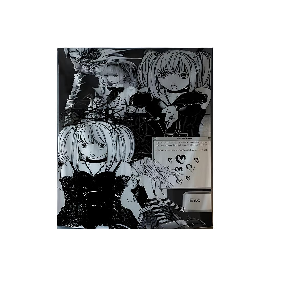 Death Note Tapestry Neon Anime Style Flat Print Wall Hanging Wall Art Decor for Bedroom Game Live Room Living Room Anime Room 74x94cm(29x37in)
Death Note Tapestry Neon Anime Style Flat Print Wall Hanging Wall Art Decor for Bedroom Game Live Room Living Room Anime Room 74x94cm(29x37in)