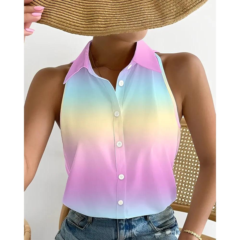 Женская летняя повседневная модная рубашка без бретелек без рукавов с абстрактным принтом XXL
Женская летняя повседневная модная рубашка без бретелек без рукавов с абстрактным принтом XXL