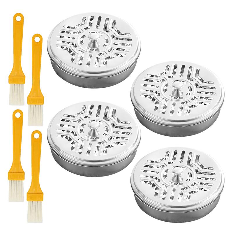 Stainless Steel Coil Incense Holder Stainless Steel Fireproof Incense Box With Hollow Lid And Stand Coil Holder Burner For CHINA
Stainless Steel Coil Incense Holder Stainless Steel Fireproof Incense Box With Hollow Lid And Stand Coil Holder Burner For CHINA