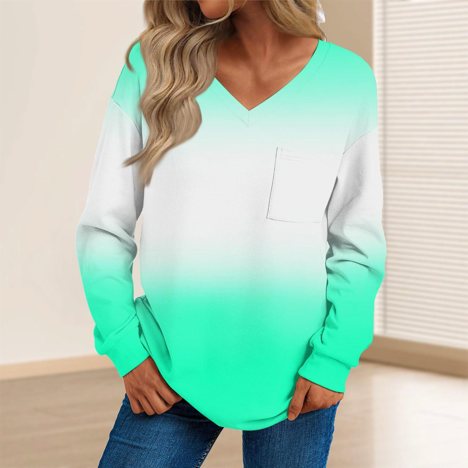 Женская мода повседневный свитер с длинным рукавом и принтом V-образным вырезом L циан
Женская мода повседневный свитер с длинным рукавом и принтом V-образным вырезом L циан