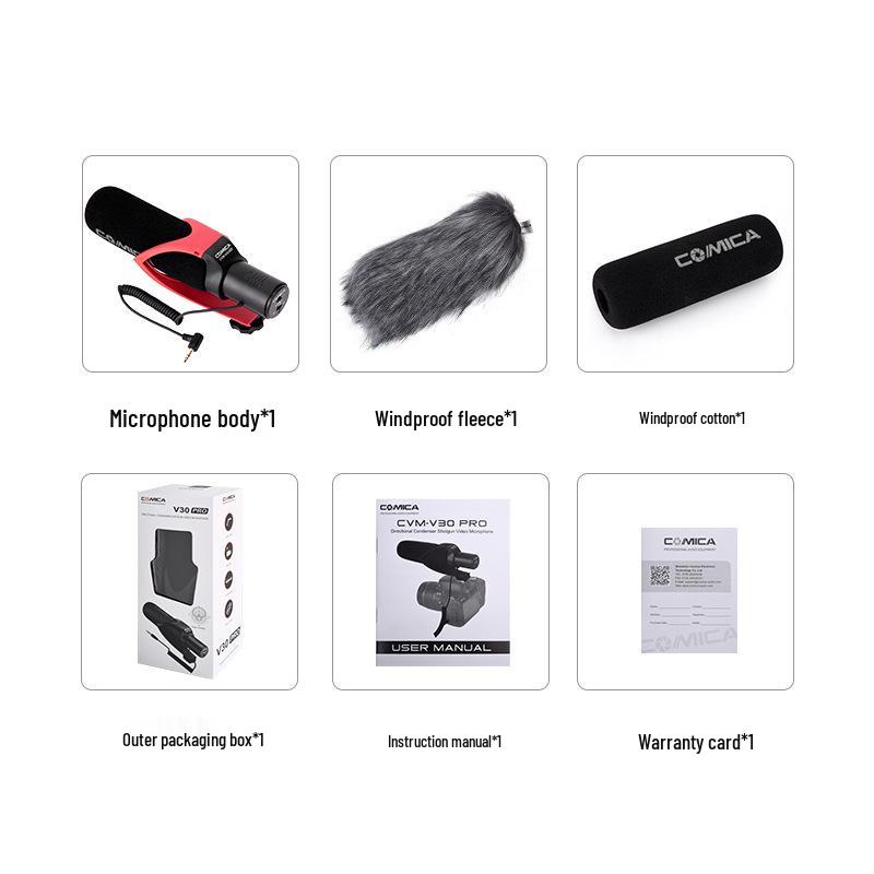 COMICA V30PRO DSLR Shotgun Microphone: Portable On-Camera Mic
COMICA V30PRO DSLR Shotgun Microphone: Portable On-Camera Mic