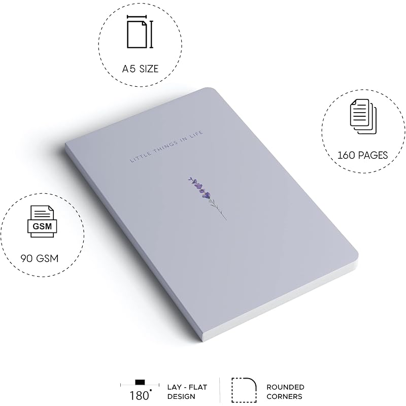 Factor Notes A5 Notebook: Ruled | 90 GSM | 160 Pages (Little Things) a5
Factor Notes A5 Notebook: Ruled | 90 GSM | 160 Pages (Little Things) a5