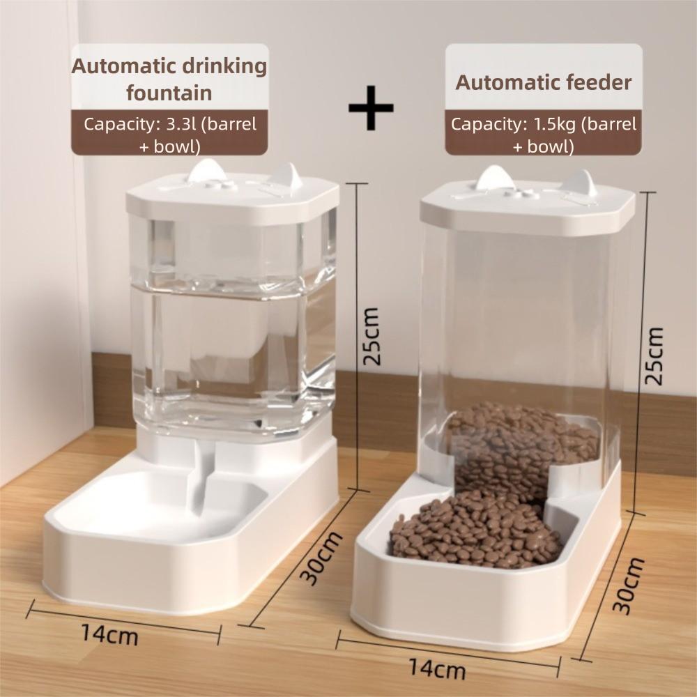 Automatic Cat Feeder 3.3L Large Capacity Cat Food Dispenser Pet Supplies Stable Pet Water Dispenser for Cats and Dogs
Automatic Cat Feeder 3.3L Large Capacity Cat Food Dispenser Pet Supplies Stable Pet Water Dispenser for Cats and Dogs
