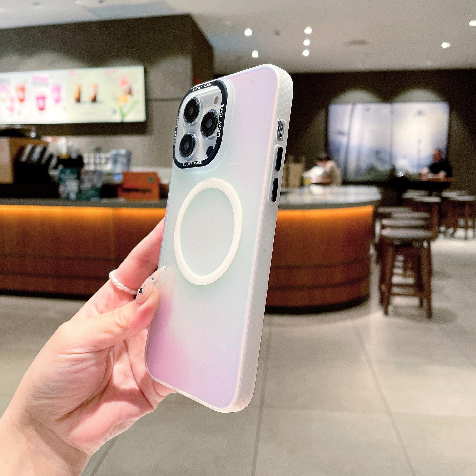 For iPhone 13 Pro Max 6.7 inch Cover Compatible with MagSafe PC+TPU Anti-scratch Cell Phone Case A
For iPhone 13 Pro Max 6.7 inch Cover Compatible with MagSafe PC+TPU Anti-scratch Cell Phone Case A