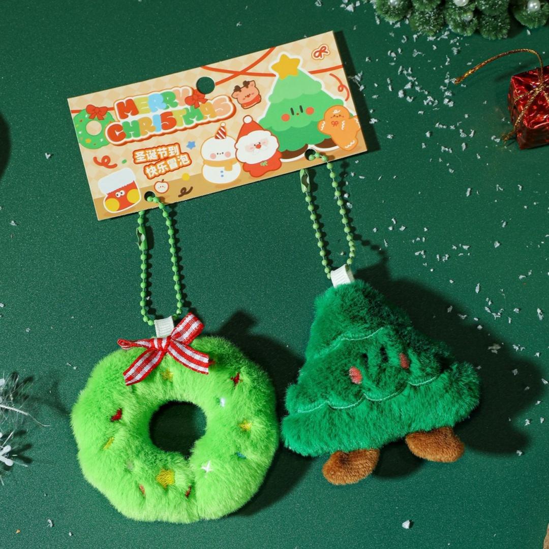 2pcs Christmas Keychain Cartoon Plush Santa Claus Snowman Elk Doll Pendant Keyring Little Keychains Backpack Pendant Small Gift
2pcs Christmas Keychain Cartoon Plush Santa Claus Snowman Elk Doll Pendant Keyring Little Keychains Backpack Pendant Small Gift