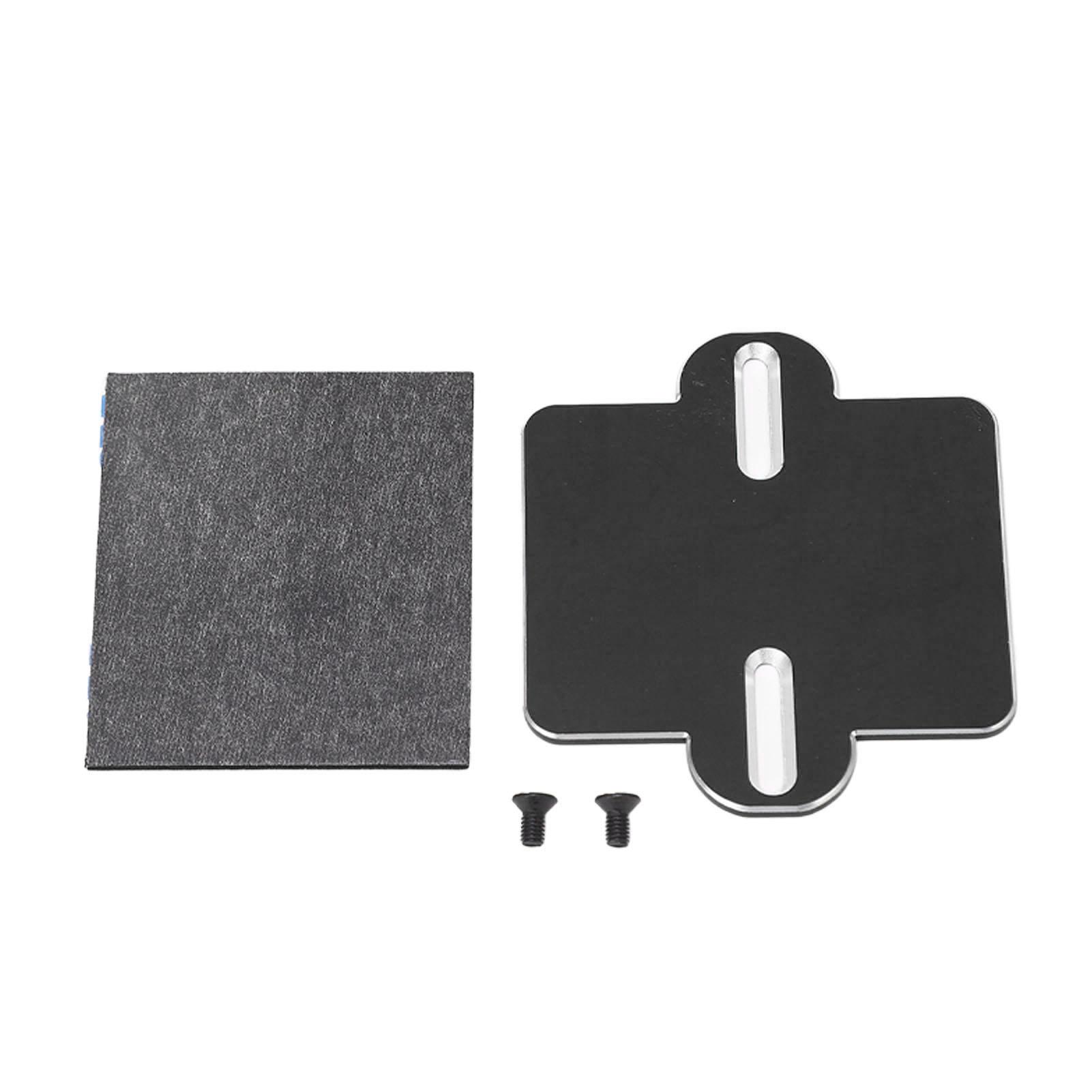 ESC Mounting Plate Aluminum Shock Absorbing ESC Fixing Plate for Traxxas for ARRMA 18 RC Car Black
ESC Mounting Plate Aluminum Shock Absorbing ESC Fixing Plate for Traxxas for ARRMA 18 RC Car Black
