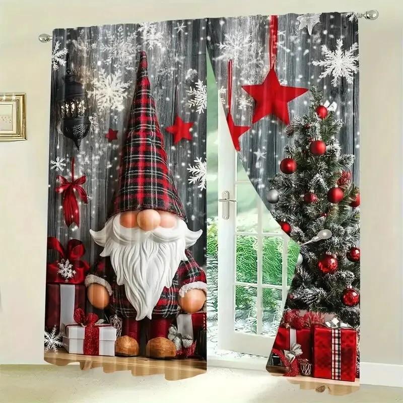 JIT 2pcs Festive Gnome Pattern Window Curtain Room Darkening Polyester Christmas Window Decor Home Decor Rod Pocket 100*130 HOOK 1pcs
JIT 2pcs Festive Gnome Pattern Window Curtain Room Darkening Polyester Christmas Window Decor Home Decor Rod Pocket 100*130 HOOK 1pcs