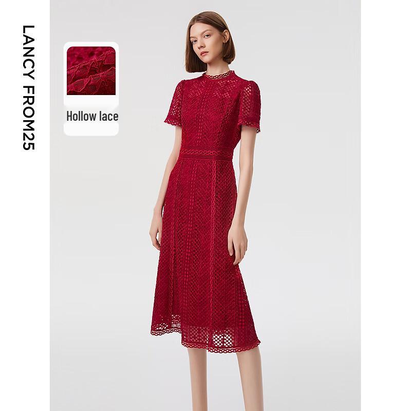 LANCY Fashion Lace Red Midi Dress S
LANCY Fashion Lace Red Midi Dress S