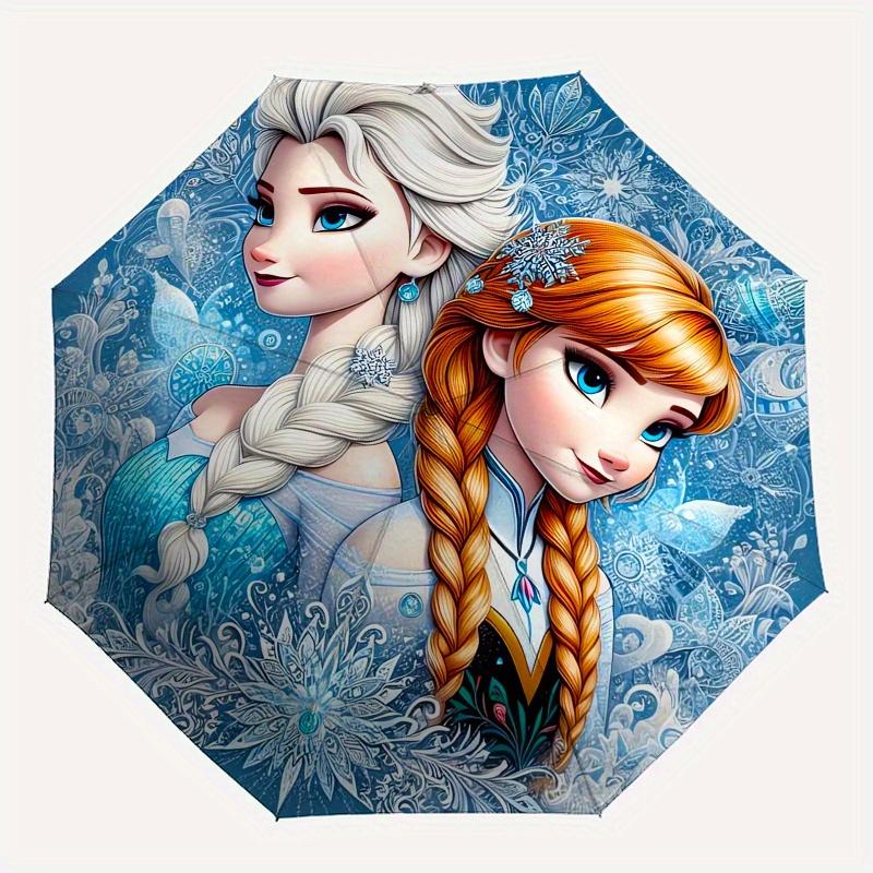 Disney Elsa,Anna,Frozen Manual Opening and Closing Umbrella, 47-Rib Reinforced Folding Design, Lightweight
Disney Elsa,Anna,Frozen Manual Opening and Closing Umbrella, 47-Rib Reinforced Folding Design, Lightweight